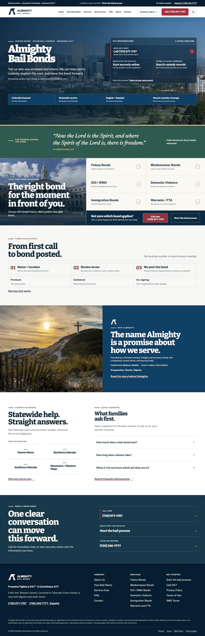 Almighty Bail Bonds complete public page capture